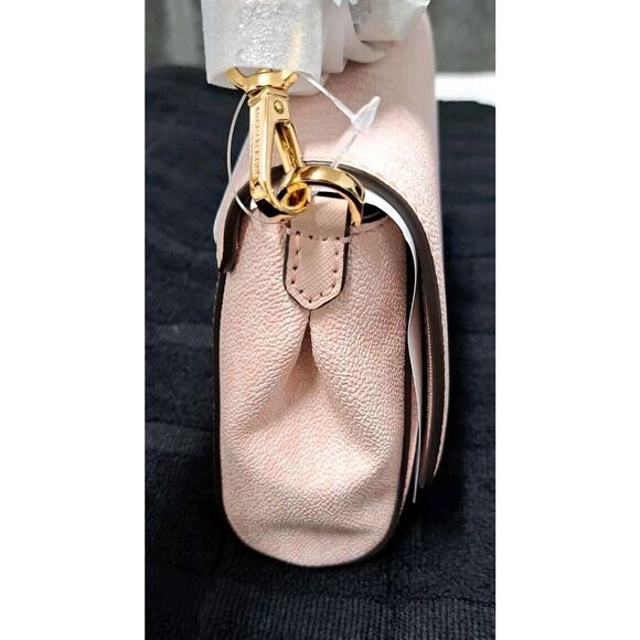 MICHAEL KORS Jet Set Medium MK Logo PVC Convertible Crossbody Pouchette Bag - Picture 8 of 13